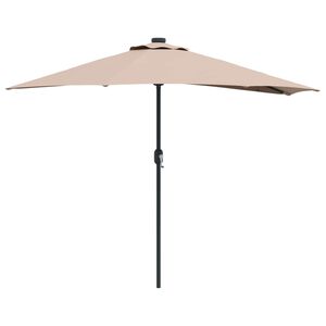 vidaXL Parasolka ogrodowa 294 x 150 x 224 cm Poliester i Stal