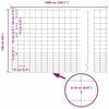 vidaXL Ogrodzenie pastwiskowe Szary 1.6 x 10 m Stal