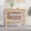 vidaXL Stolik konsolowy, 80x40x75 cm, lite drewno sosnowe