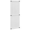 vidaXL Drzwi do stodoły CORONA 80 x 210 cm Lite drewno sosnowe Biały