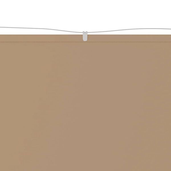 vidaXL Markiza pionowa, kolor taupe, 60x1200 cm, tkanina Oxford