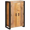 vidaXL Witryna z drzwiami Lite drewno mango w surowym stanie i metal