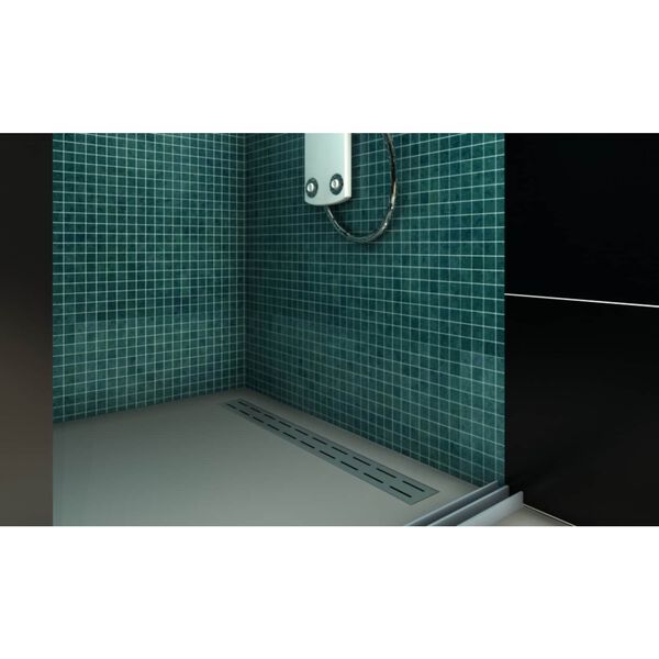 vidaXL Odpływy Biały 88 x 8.8 x 8.5 cm Metal