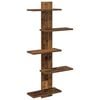 vidaXL P&oacute;łka wisząca Stare drewno 48,5 x 15 x 101 cm