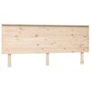 vidaXL Wezgłowie ł&oacute;żka, 184x6x82,5 cm, lite drewno sosnowe