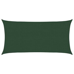 vidaXL Żagiel przeciwsłoneczny, 160 g/m&sup2;, ciemnozielony, 2x3,5 m, HDPE