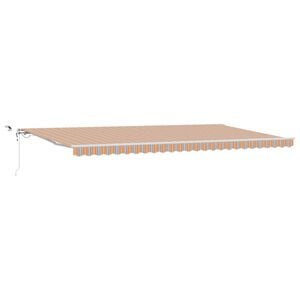 vidaXL Markiza wysuwana Wielokolorowe 600 &times; 300 cm Poliester