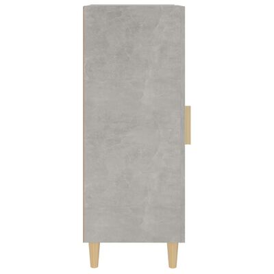 vidaXL Szafka, szarość betonu, 34,5x34x90 cm, materiał drewnopochodny