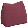vidaXL Poduszka na plecy Czerwone wino 60 x 20 x 50 cm tkanina