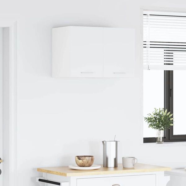 vidaXL Szafka wisząca z przechowywaniem 2 pcs Biały 30 x 31 x 40 cm