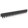 vidaXL Krawężnik do trawnika 10 pcs Długość Wysokość 103 x 15 cm Stal