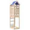 vidaXL Wieża zabaw Brązowy 52,5 x 85 x 239 cm Lite drewno sosnowe