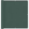 vidaXL Ekran balkonowy Ciemna zieleń 110 x 600 cm Materiał Oxford