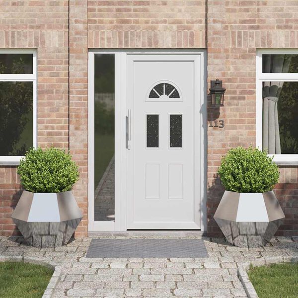 vidaXL Donica 2 pcs Srebrny 75 x 75 x 60 cm Stal nierdzewna