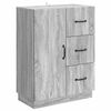 vidaXL Bufet Szary Sonoma 66 x 34,5 x 87 cm Drewno inżynieryjne