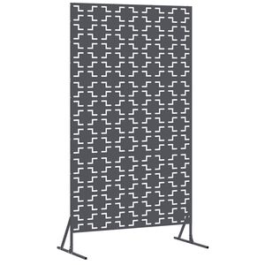 vidaXL Ekran prywatności 100 x 50 x 180 cm Stal antracytowy