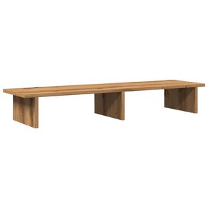 vidaXL Podstawka pod monitor, dąb artisian, 100x27x15 cm