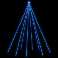 vidaXL Choinka z lampek, wewn./zewn., 1300 niebieskich diod LED, 8 m