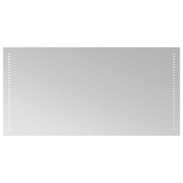 vidaXL Lustro łazienkowe z LED, 50x100 cm