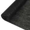 vidaXL Siatka cieniująca, czarna, 2x25 m, HDPE, 195 g/m&sup2;