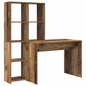 vidaXL Biurko Stare drewno 138,5 x 55 x 143 cm Drewno inżynieryjne