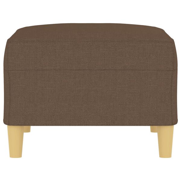 vidaXL Podn&oacute;żek, brązowy, 70x55x41 cm, tapicerowany tkaniną