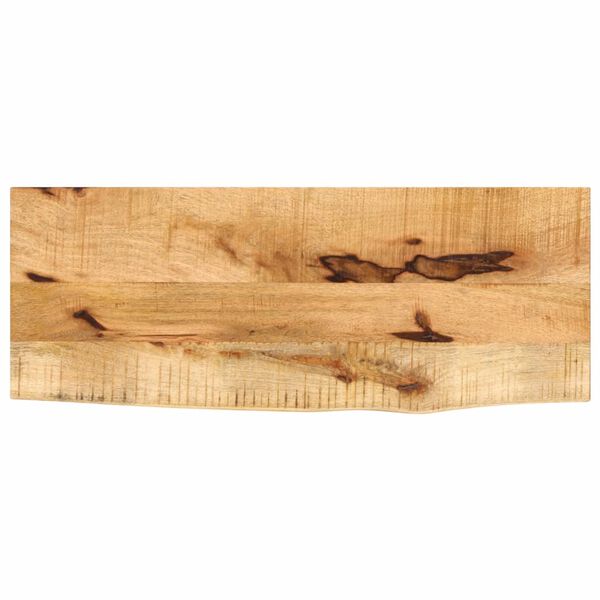 vidaXL Blat stołu, 80x40x3,8 cm, naturalna krawędź, drewno mango