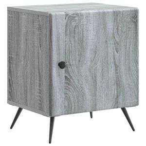 vidaXL Szafka Nocna Szary Sonoma 43 x 34,5 x 50 cm Drewno inżynieryjne