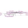 vidaXL Ramka ł&oacute;żka Woskowy Brąz 120 x 200 cm Lite drewno sosnowe