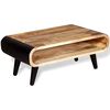 vidaXL Stolik kawowy z surowego drewna mango 90x55x39 cm