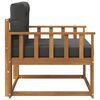 vidaXL Środkowa sofa ogrodowa Lite Drewno Akacji Naturalny