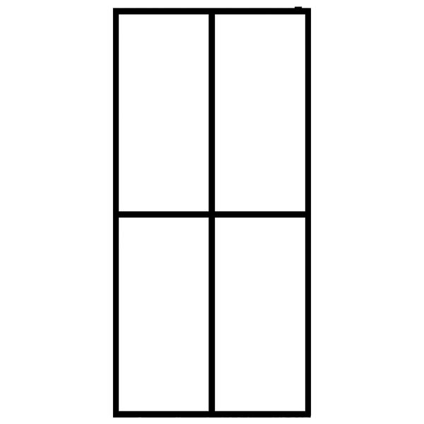 vidaXL Ścianka prysznicowa, mrożone szkło hartowane, 140x195 cm