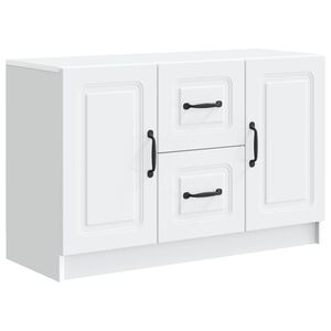 vidaXL Bufet Biały 89 x 34,5 x 57 cm Drewno inżynieryjne