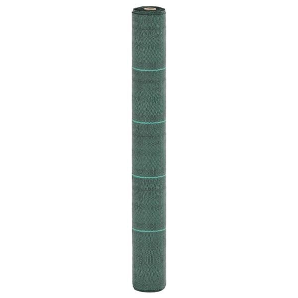 vidaXL Agrowł&oacute;knina antychwastowa, zielona, 1x50 m, PP