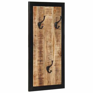 vidaXL Wieszak na ubrania 40x2x80 cm lite drewno surowe mango