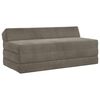 vidaXL Składana Sofa Ł&oacute;żko jasnoszary 120 x 60 x 49 cm tkanina