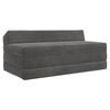 vidaXL Składana Sofa Ł&oacute;żko ciemnoszary 120 x 60 x 49 cm tkanina