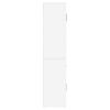 vidaXL Wysoka szafka, biała z połyskiem