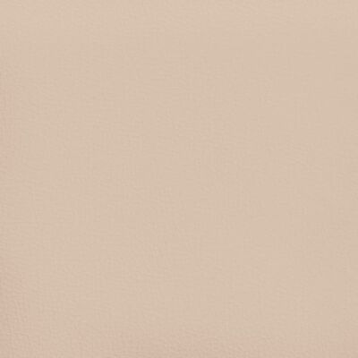 vidaXL Rama łóżka, kolor cappuccino, 160x200 cm, sztuczna skóra