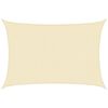 vidaXL Żagiel przeciwsłoneczny, 160 g/m&sup2;, kremowy, 3x4 m, HDPE