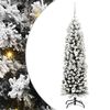 vidaXL Sztuczna choinka z podstawą Zielony 150 cm PVC, stal i plastik