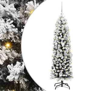 vidaXL Sztuczna choinka z podstawą Zielony 150 cm PVC, stal i plastik
