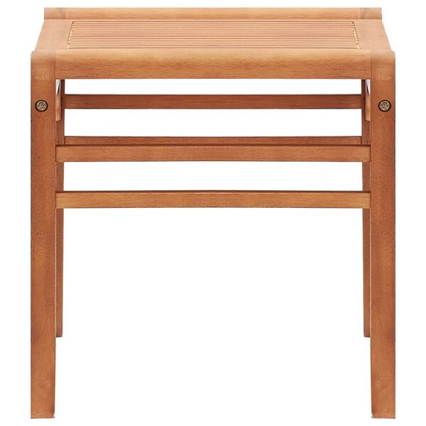 vidaXL Ławka ogrodowa, 64 cm, lite drewno eukaliptusowe