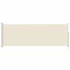 vidaXL Zwijana markiza boczna, 160 x 500 cm, kremowa