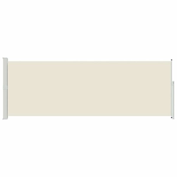 vidaXL Zwijana markiza boczna, 160 x 500 cm, kremowa