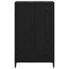 vidaXL Highboard z szufladą Czarny Dąb 70 x 31 x 115 cm