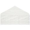 vidaXL Namiot ogrodowy z dachem, biały, 5,88x2,23x3,75 m, polietylen