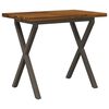 vidaXL Kwadratowy st&oacute;ł do jedzenia 90 x 55 x 75 cm Lite Drewno Akacji