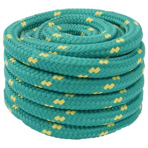 vidaXL Lina do łodzi 3 mm 5 m zielony PP