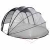 vidaXL Namiot basenowy przezroczysty 538 x 440 x 204 cm PVC